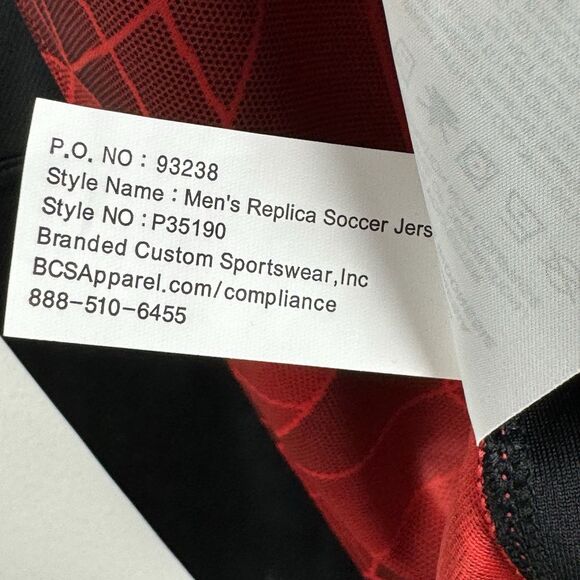 Nike Canada National Team Dri-Fit Home Replica Soccer Jersey Men's 2XL P35190 - Picture 5 of 9